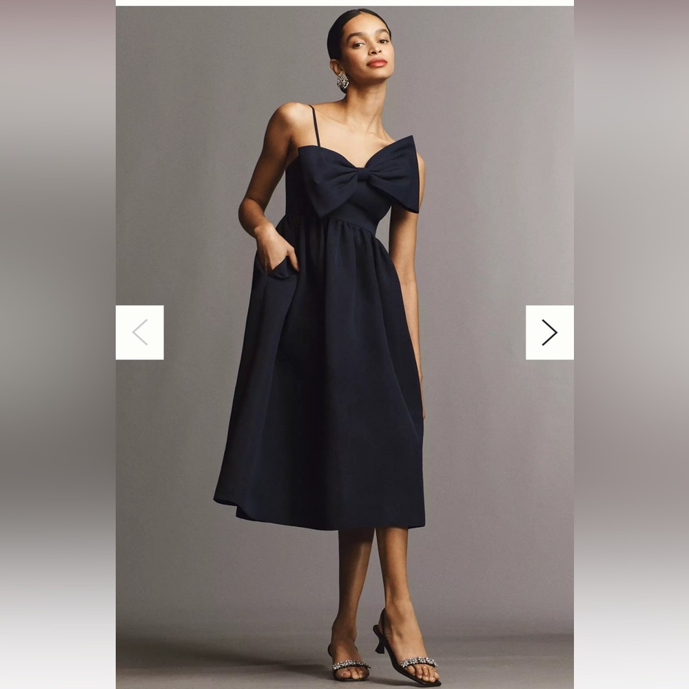 Sachin & Babi Sloane Bow Midi Dress
